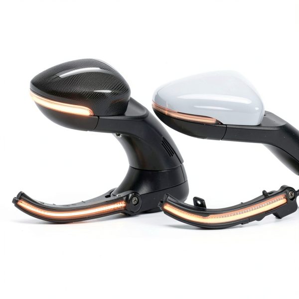 KanSmart LED Turn Signal Mirror Black Smoke Waterproof BMW-7
