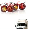 Tallew LED Side Marker Light Waterproof Black 12V-4