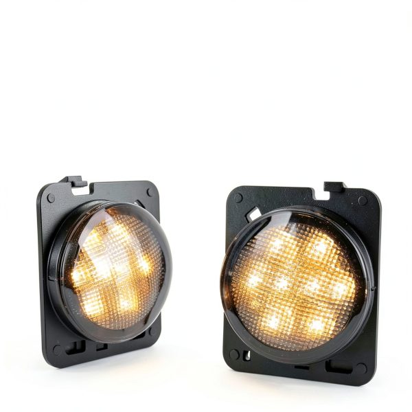 PXPART Jeep Wrangler LED Side Marker Lights-4