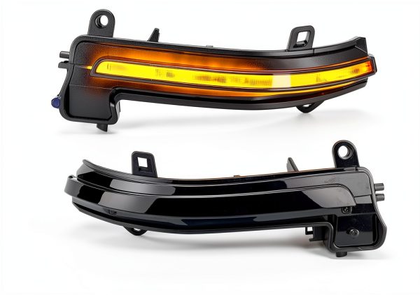 KanSmart LED Turn Signal Mirror Black Smoke Waterproof BMW-0