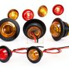 Tallew LED Side Marker Light Waterproof Black 12V-1
