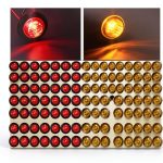 Tallew LED Side Marker Light Waterproof Black 12V-0