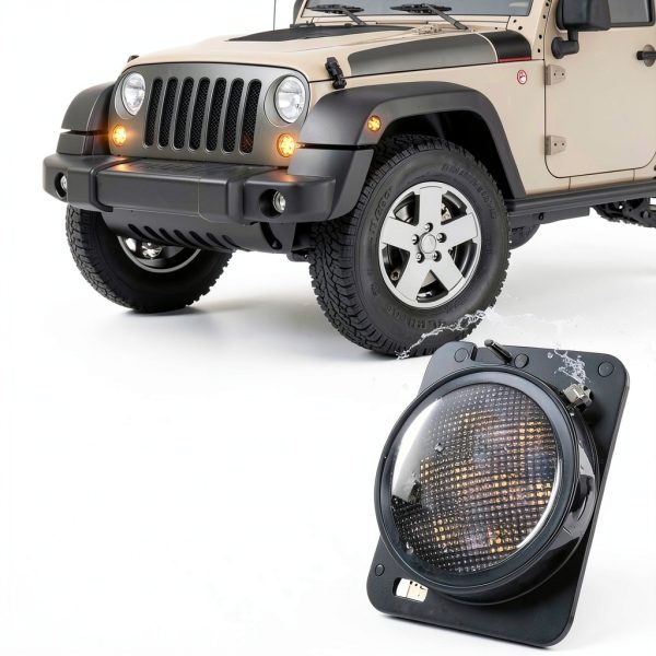 PXPART Jeep Wrangler LED Side Marker Lights-3