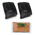 M&P Shield 45 Extension Nimrod's Wares Black Grip-0