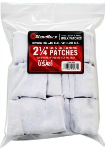 Cleaning Patches KleenBore Gun Cloth Cotton White-0