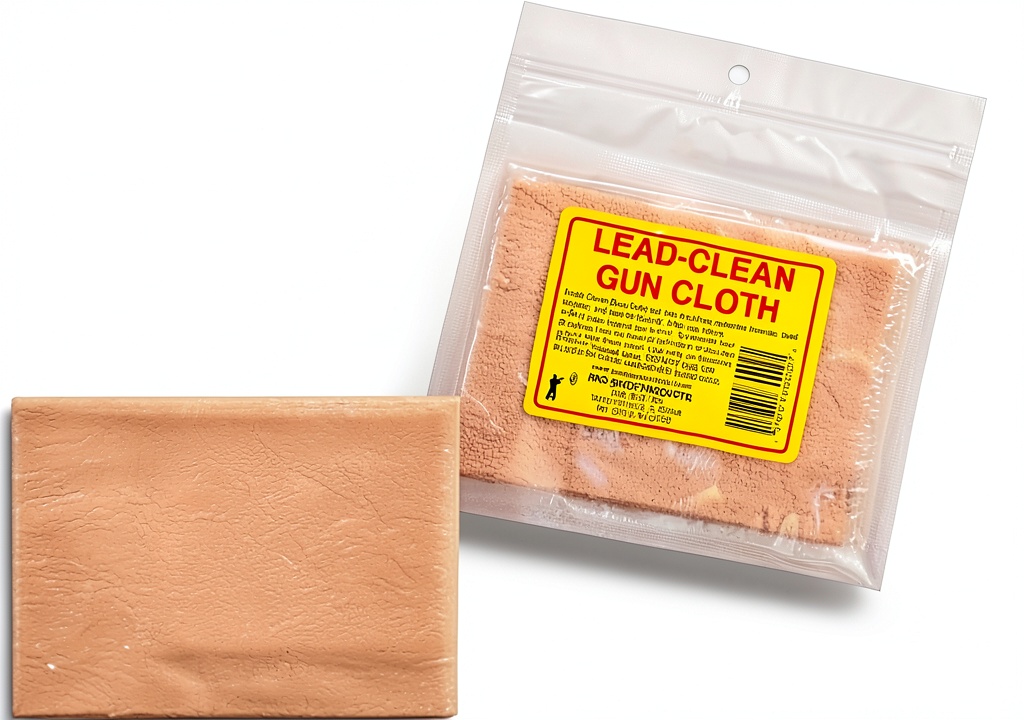 Pro Shot Gun Care Lead Cleaning Cloth in use