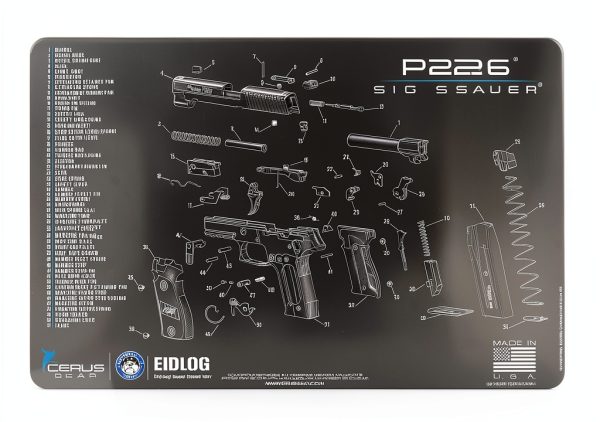 Gun Pad Cleaning Patches EDOG Rubber Gun Cloth for Handgun Maintenance-0
