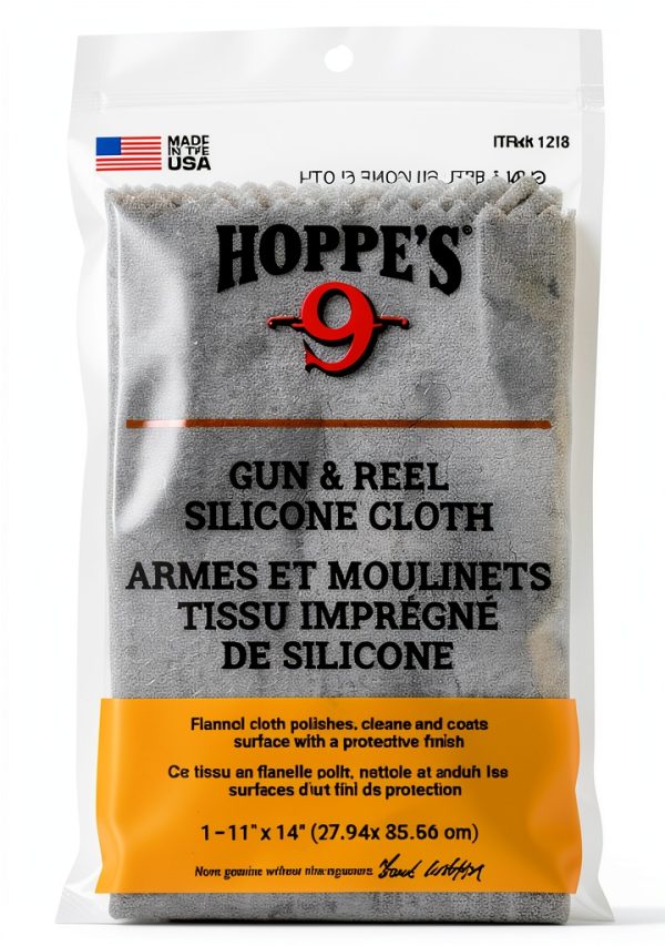 Gun Cleaning Cloth HOPPES Silicone Lubricated Fingerprint Removal-0