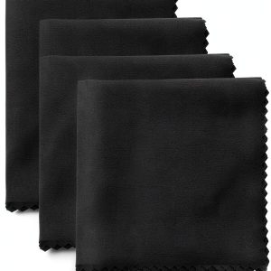 Miaozhun Microsuede Gun Cleaning Cloth 12x12 Inch Pack of 4 Gray-0