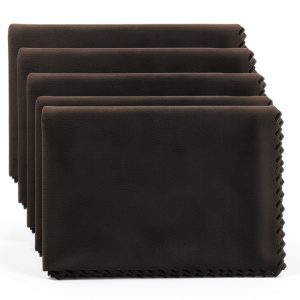 Rannar Microfiber Cleaning Cloth 12 Pack Gray Highly Absorbent Lint-0