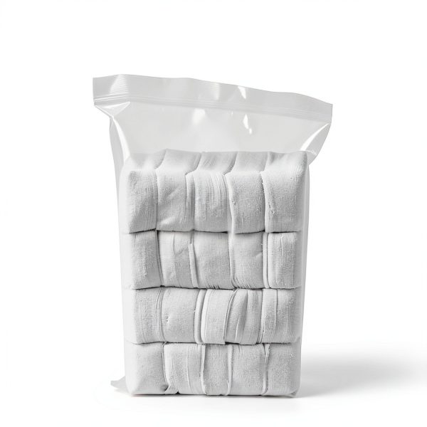 Skyline Center Gun Cleaning Cloth 1000pcs White Flannel 7/8" Square-6