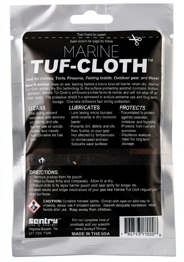Marine Tuf-Glide Cloth by Sentry Solutions SY1020 Blue Resealable-1