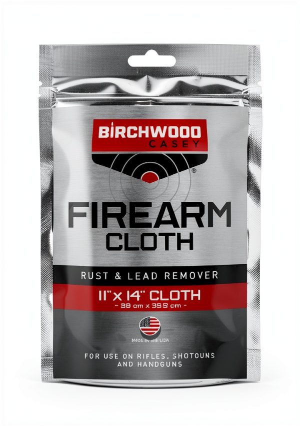 Rust and Lead Remover Gun Cloth by Birchwood Casey 11x14 Treated Tan-1