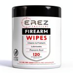 Erez Tactical Gun Cleaning Wipes 120 Count Pack of 2 White Polyester-0