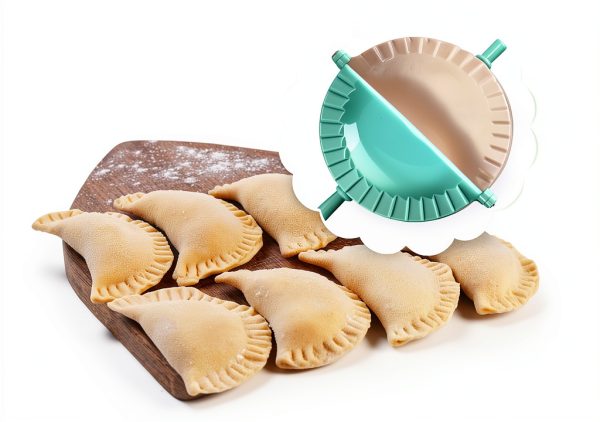 Dumpling Maker,Empanada Maker Press,Tortilla Folder,Tortilla Crimper,Pasta Making Tools,Extra Large-3