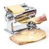 2-in-1 Pasta Maker with Cleaning Kit, Adjustable Thickness Settings Pasta Maker Machine with Pasta Roller and Cutter, Dual Width Noodle Maker for Pasta, Spaghetti, Fettuccine, Lasagna-2