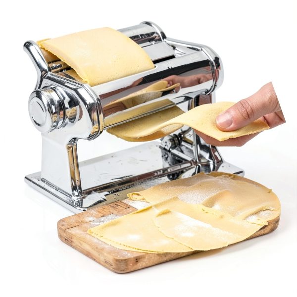 2-in-1 Pasta Maker with Cleaning Kit, Adjustable Thickness Settings Pasta Maker Machine with Pasta Roller and Cutter, Dual Width Noodle Maker for Pasta, Spaghetti, Fettuccine, Lasagna-2