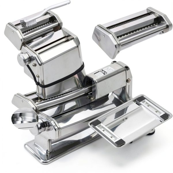 Pasta Maker Machine Jansfuren Manual 9-Setting Aluminum Roller-3