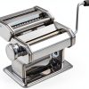 Pasta Maker Machine Jansfuren Manual 9-Setting Aluminum Roller-0