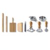 Pasta Making Tools Kit WodGod 10-Piece Set Rolling Pin Dumpling Maker-3