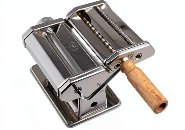 PastaVirtuoso LAlunno Manual Silver Pasta Maker with 7 Settings-7