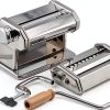 PastaVirtuoso LAlunno Manual Silver Pasta Maker with 7 Settings-2