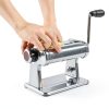 Pasta Maker AceChef 7‑Setting Stainless Steel Roller & Cutter Silver-5