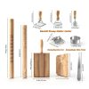 Pasta Making Tools Kit WodGod 10-Piece Set Rolling Pin Dumpling Maker-1
