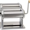 PastaVirtuoso LAlunno Manual Silver Pasta Maker with 7 Settings-5