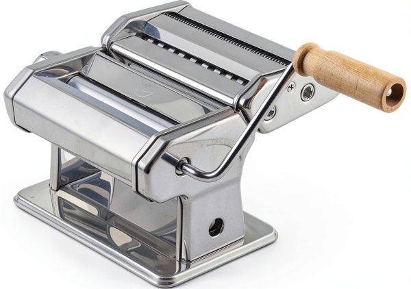 PastaVirtuoso LAlunno Manual Silver Pasta Maker with 7 Settings-1