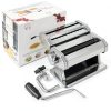Pasta Maker AceChef 7‑Setting Stainless Steel Roller & Cutter Silver-7
