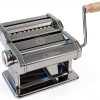 PastaVirtuoso LAlunno Manual Silver Pasta Maker with 7 Settings-0