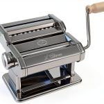 PastaVirtuoso LAlunno Manual Silver Pasta Maker with 7 Settings-0